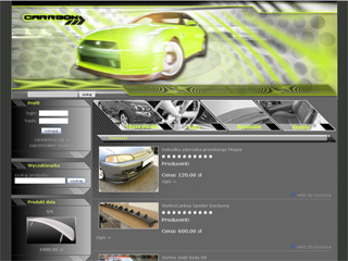Carrbon profesional car tuning screen
