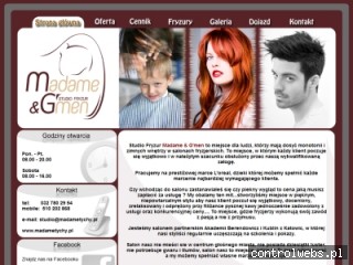 Madame - Studio fryzjerskie Tychy screen