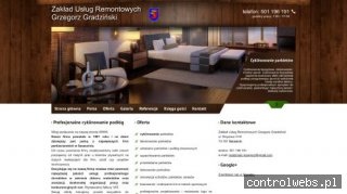 Grzegorz Gradziński - cyklinowanie parkietów Szczecin