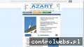 Screenshot strony www.azart.com.pl