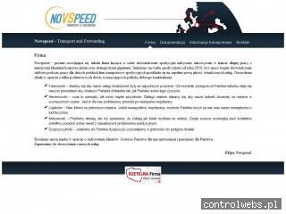 Novspeed Nowakowski B. Firma spedycyjna malbork