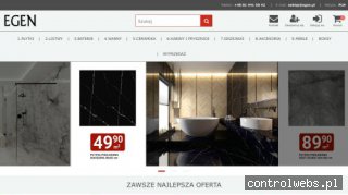 Wyposażenie łazienek: Grohe, Koło, Ronal, Denin