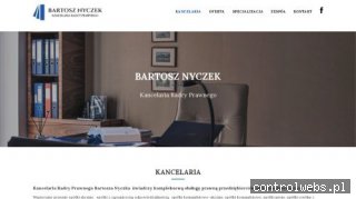 Kancelaria radcy prawnego - Bartosz Nyczek