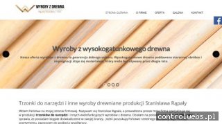 WYROBY Z DREWNA trzonek do łopaty