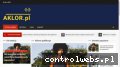 Screenshot strony aklor.pl
