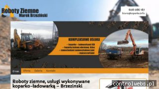 M. Brzeziński - usługi koparko-ładowarką