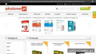 Tonery oraz tusze do drukarek w ekotoner.pl