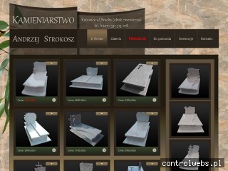 Nowy tytułKAMIENIARSTWO. ANDRZEJ STROKOSZ Katowice kamieniar