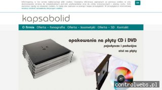 Kapsabolid- opakowania, fonografia, kosmetyki