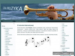 Serwis o muzyce i instrumentach muzycznych