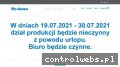 Screenshot strony www.dydona.pl