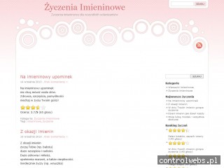 Życzenia imieninowe