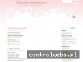 Screenshot strony www.zyczeniaimieninowe.net
