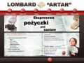 Screenshot strony lombardartar.pl