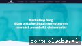Screenshot strony marketingblog.pl