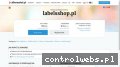 Screenshot strony www.labelsshop.pl