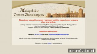 Małopolskie Centrum Numizmatyczne sprzedaż monet