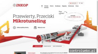 Inkop – przewierty, mikrotuneling, wynajem koparek