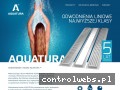 Screenshot strony aquatura.pl