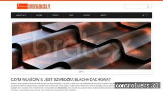Blachy dachowe