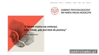 Marta Melka-Roszczyk - psychoterapeuta Poznań