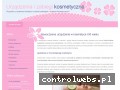 Screenshot strony wyposazeniesalonow.com