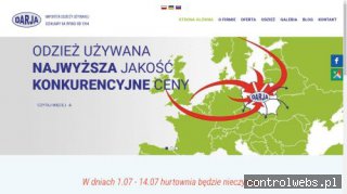 DARJA Sieradz odzież używana
