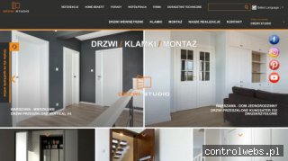 Drzwi Studio - drzwi szklane w Warszawie