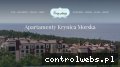Screenshot strony www.apartamentykrynica.com.pl