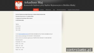 ARKADIUSZ MAJ KANCELARIA KOMORNICZA komornik bielsko