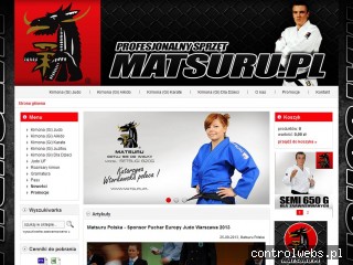 GENERALNY DYSTRUBUTOR SPRZĘTU MATSURU judo sklep