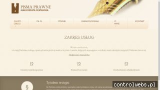 Pisma prawne - Małgorzata Szatańska