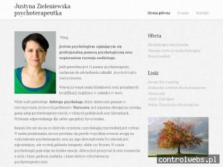 Zieleniewska - psychoterapeuta Warszawa