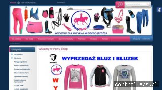 Pony Shop - sklep dla małych miłośników koni