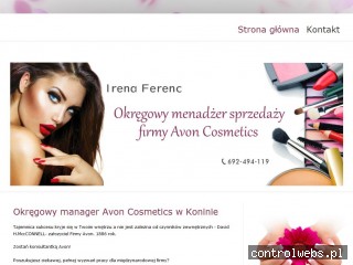 IRENA FERENC AVON przedstawiciel handlowy
