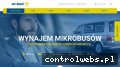 Screenshot strony mikrobusydowynajecia.pl