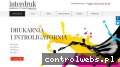 Screenshot strony drukarnia-interdruk.pl