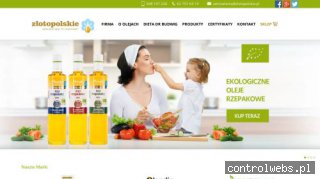 Olej lniany budwigowy - Złotopolskie