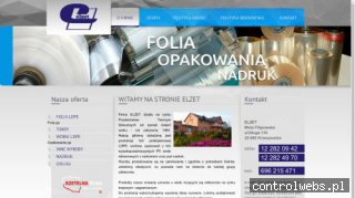 ELZET B. RADZIK przewijanie folii