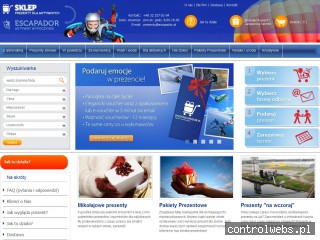 Prezenty dla aktywnych - sklep.escapador.pl