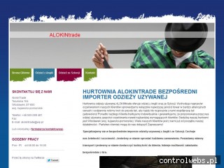 Hurtownia odzieży używanej - Alokintrade kujawsko- pomorskie