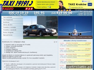 RADIO-TAXI 919 Sp. z o.o. Taxi krakow