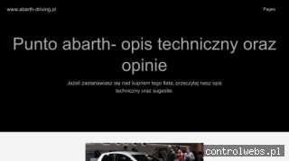Www.abarth-driving.pl - szkoła doskonalenia jazdy
