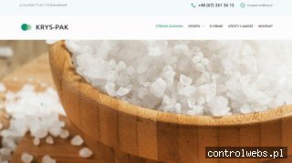 Sól spożywcza i peklowa od firmy Krys-Pak.