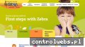 Screenshot strony przedszkole-zebra.pl
