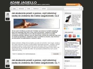 Adam Jagiełło - praca nad sobą, rozwój osobisty