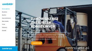 Gaz do wózków widłowych - dystrybucja emGas