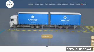 Vivetransport z ofertą transportu międzynarodowego.