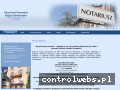 Screenshot strony www.notariusz-dembowska.pl