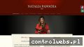 Screenshot strony nataliapanocha.pl